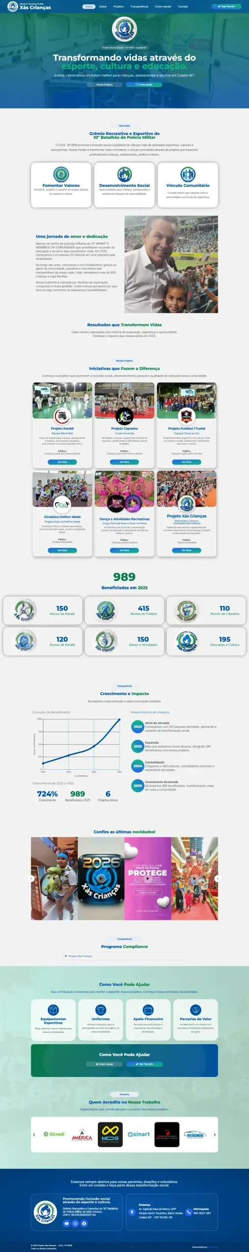 Projeto X as Crianças